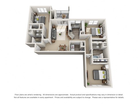 Three Bedroom Two Bathroom